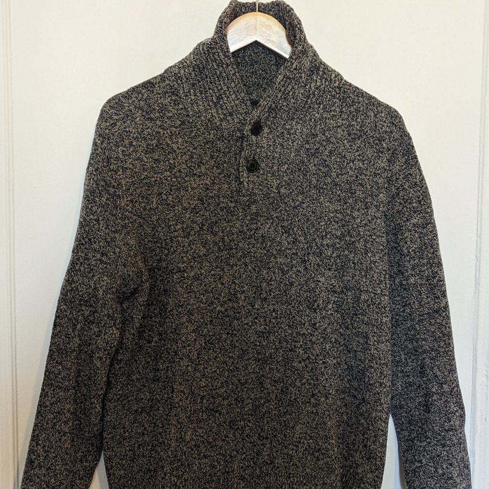 J Crew Knit Grey Collared Sweater - Men's Medium